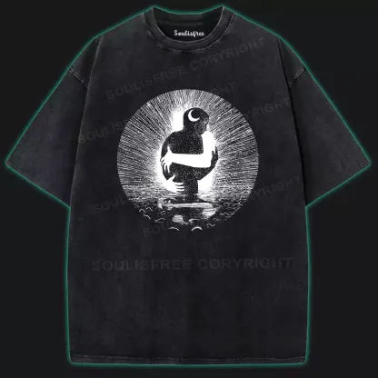 Embrace the Light Within Washed Space T-shirt