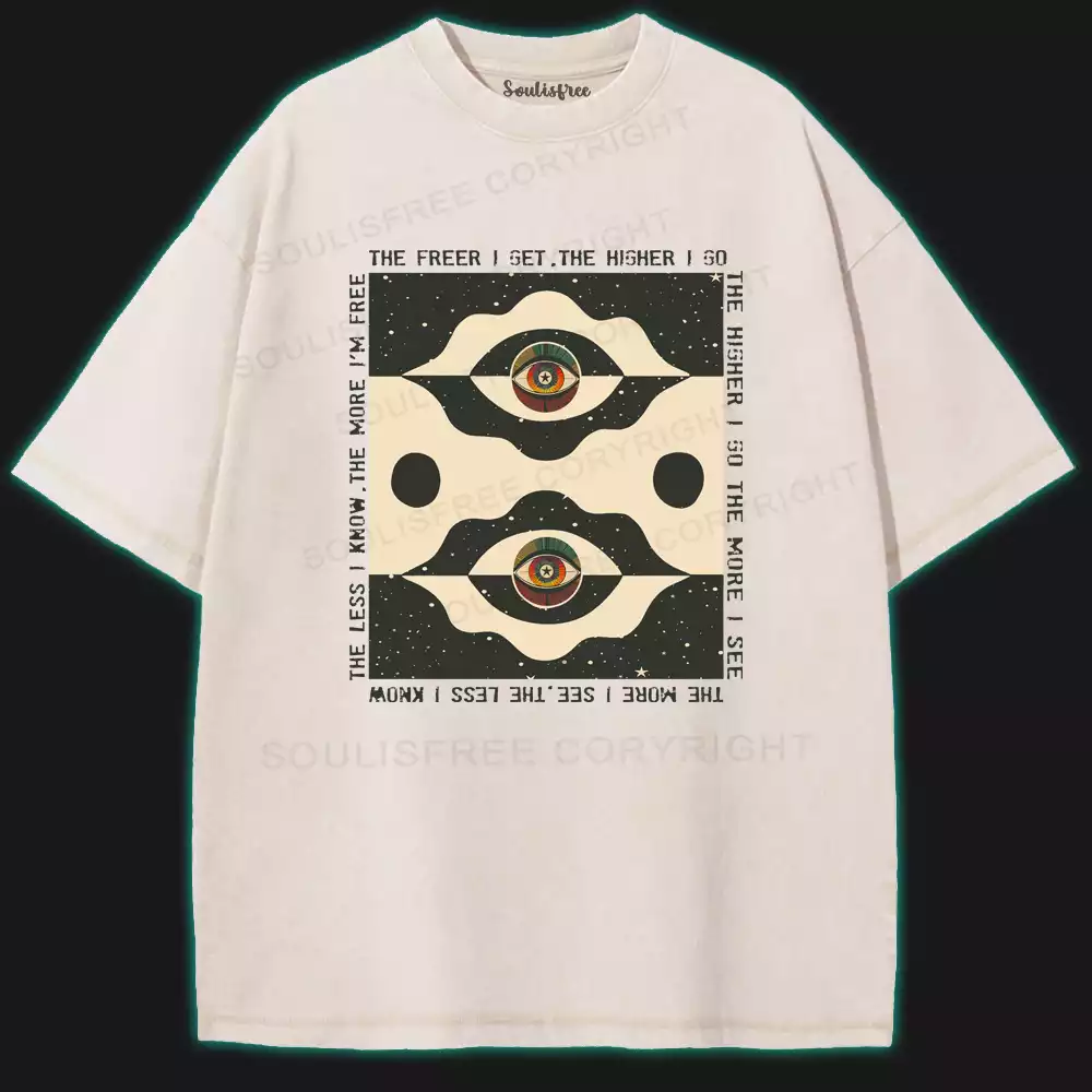 Live Free, Live Wild Washed Space T-shirt