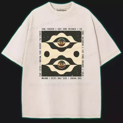 Live Free, Live Wild Washed Space T-shirt