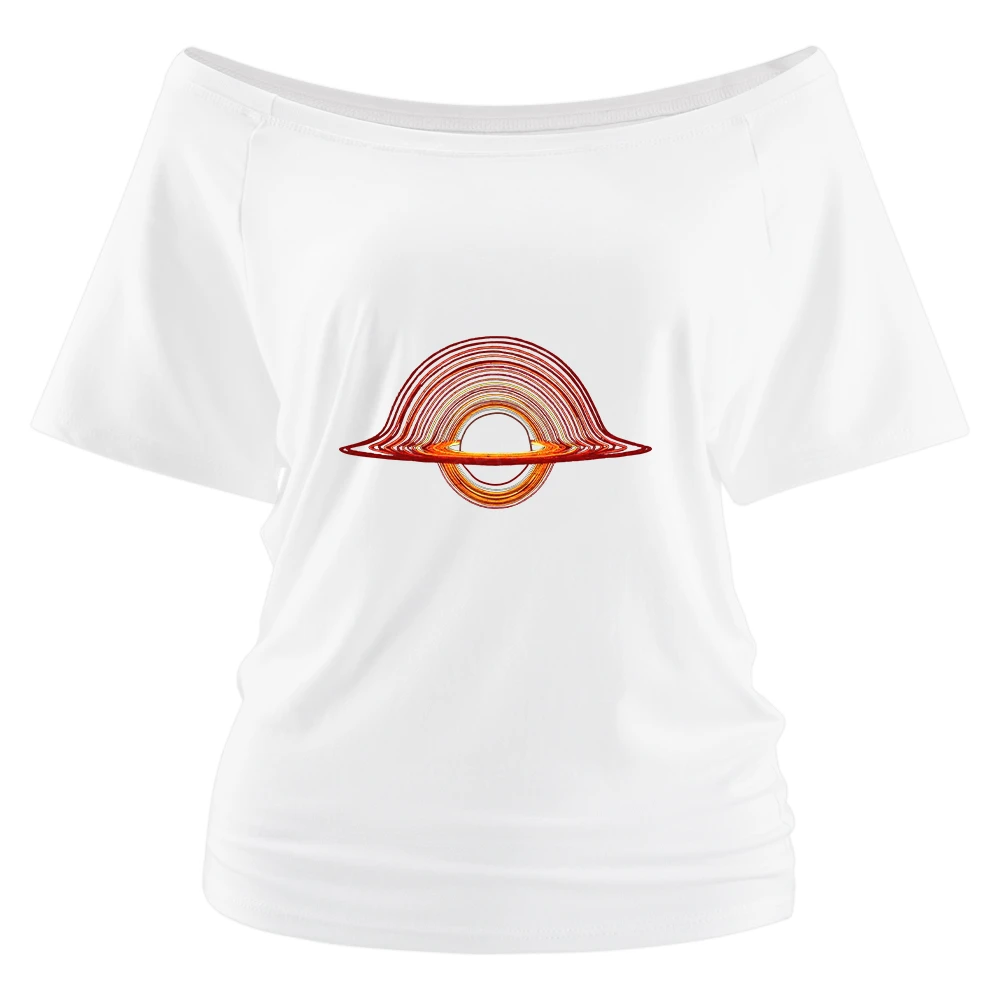 Planet Aperture Off Shoulder Top