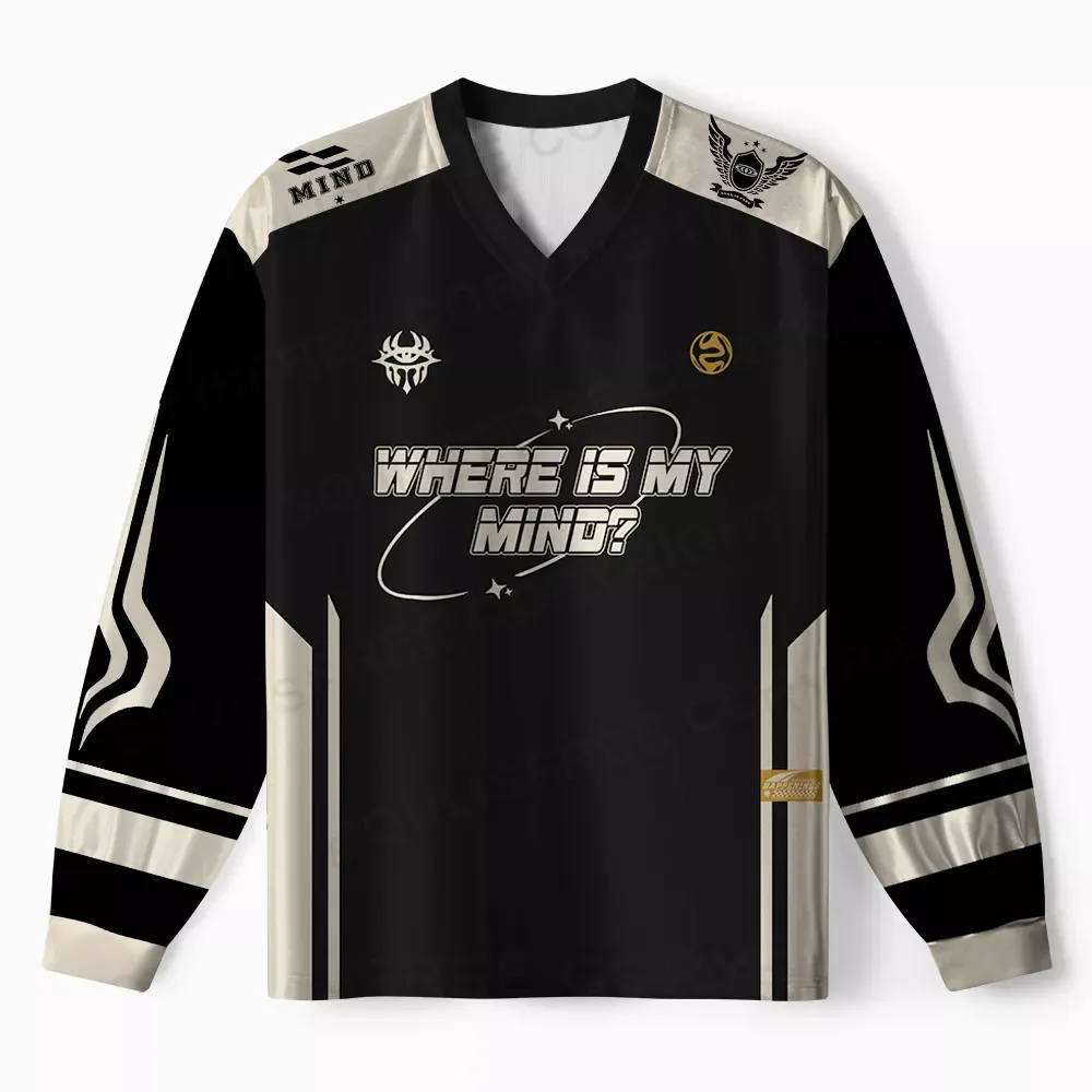 Personalized Where Is My Brain Long Sleeve Jersey