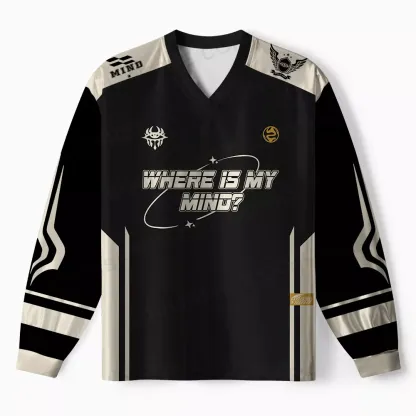 Personalized Where Is My Brain Long Sleeve Jersey