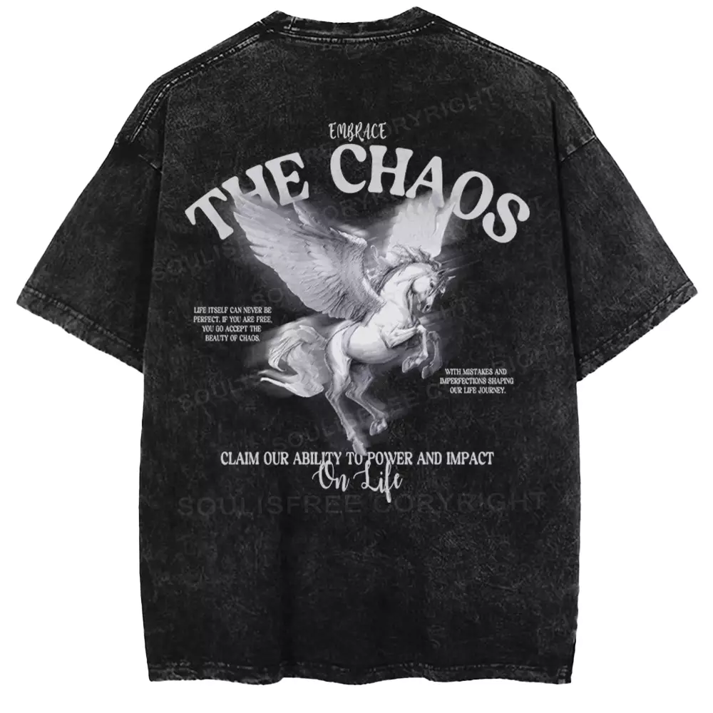 Embrace the CHAOS Washed T-shirt
