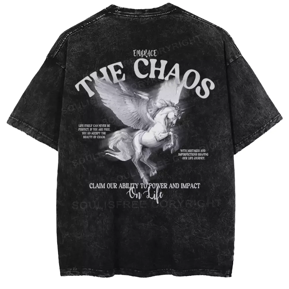 Embrace the CHAOS Washed T-shirt