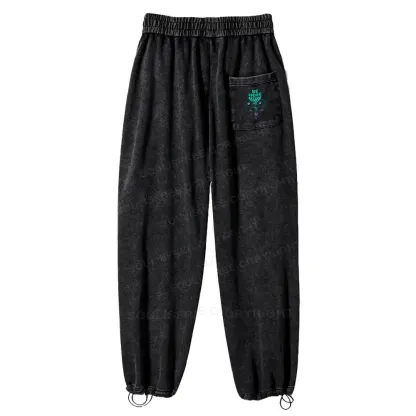 Here Now Washed Baggy Sweatpants