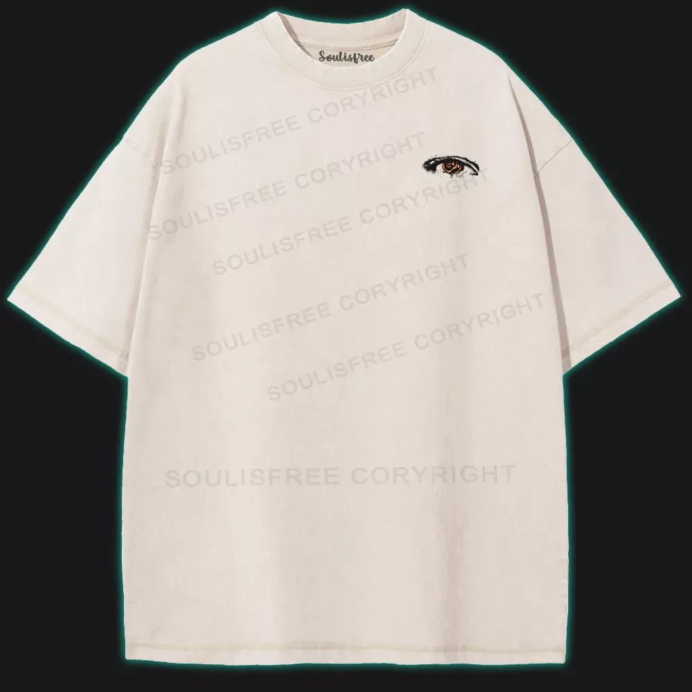 OPEN YOUR EYES, AWAKEN THE MIND Washed T-shirt