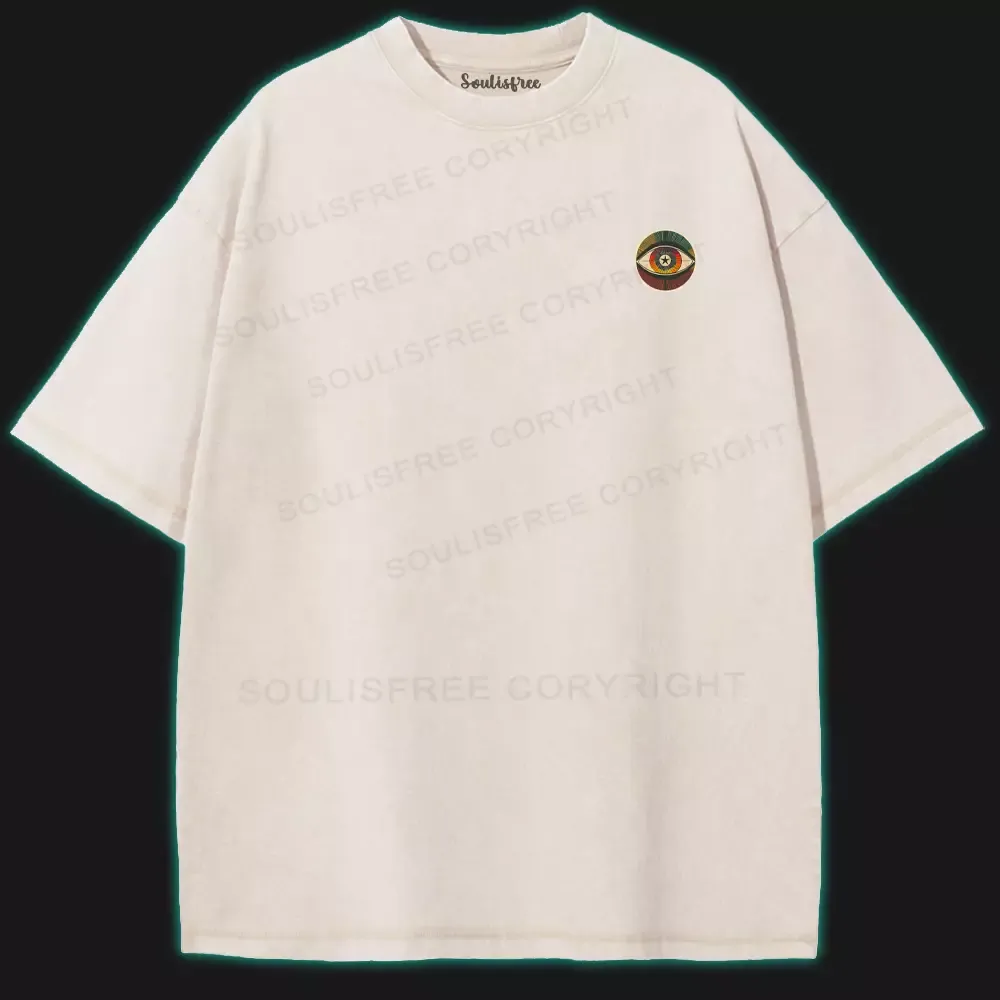 Live Free, Live Wild Washed Space T-shirt