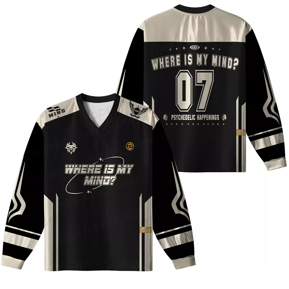 Personalized Where Is My Brain Long Sleeve Jersey