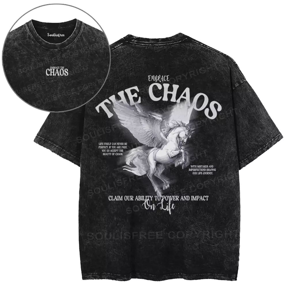 Embrace the CHAOS Washed T-shirt