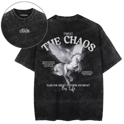 Embrace the CHAOS Washed T-shirt
