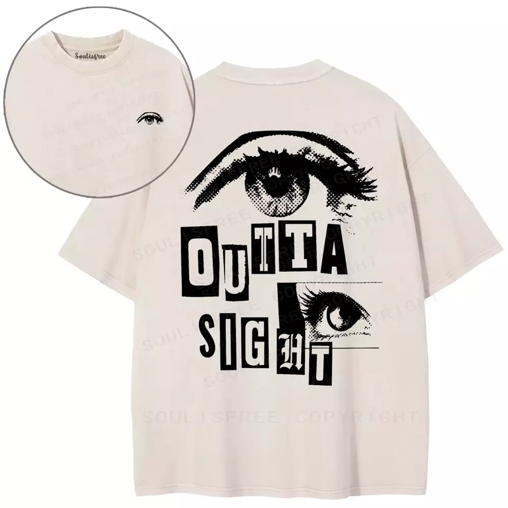 Outta Sight  Washed T-shirt