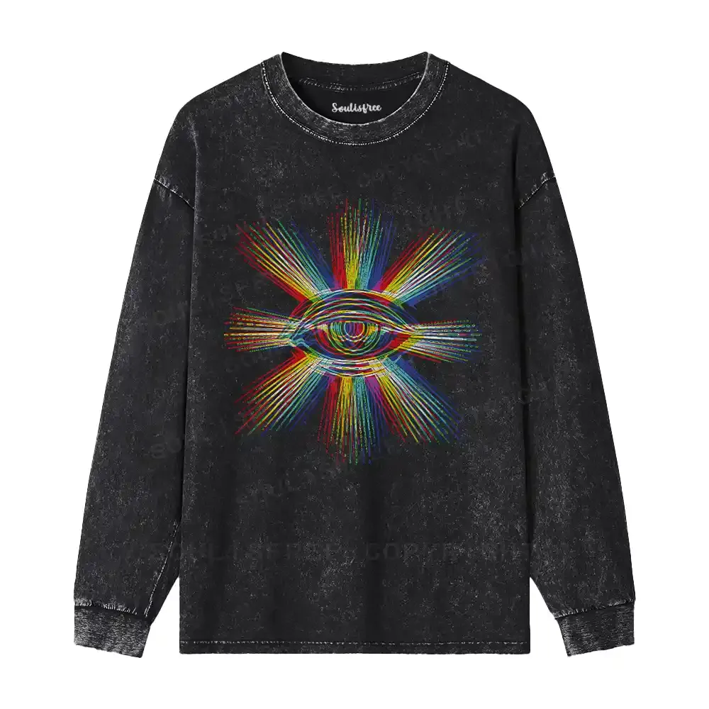 Prism of Perception Washed Long Sleeve Shirt