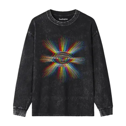 Prism of Perception Washed Long Sleeve Shirt