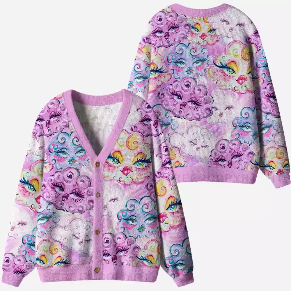 Psychic Grace Occult Ugly Cardigan Sweaters