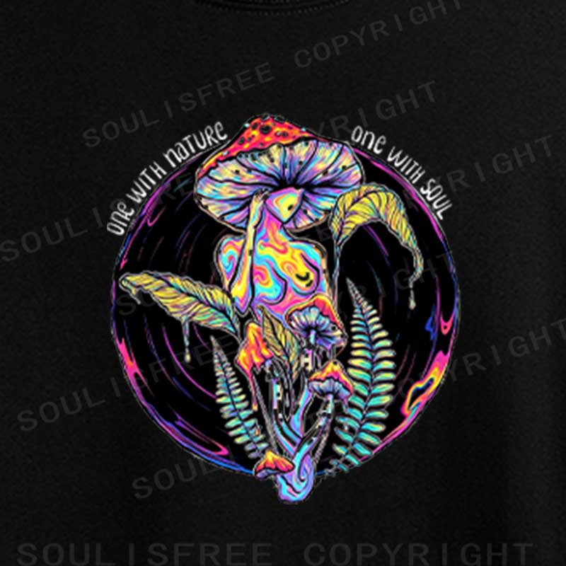 Soulisfree One With Nature, One With Soul Crop Tee