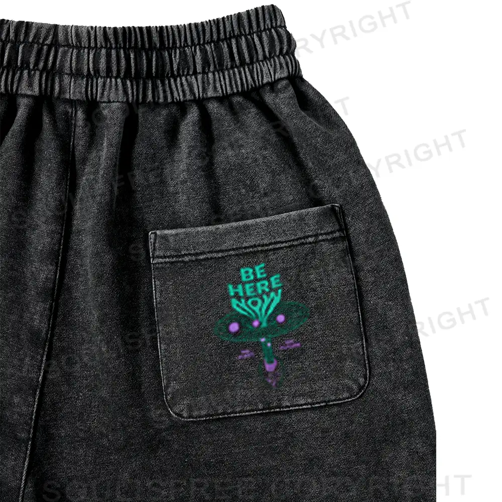 Here Now Washed Baggy Sweatpants