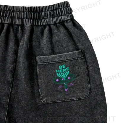 Here Now Washed Baggy Sweatpants