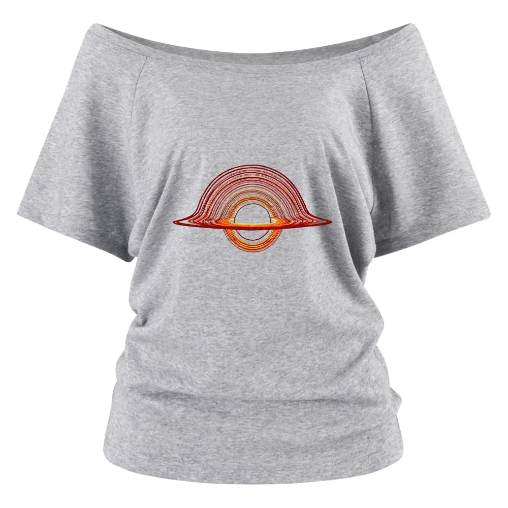 Planet Aperture Off Shoulder Top