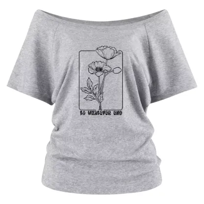 To Whatever End Shoulder Top