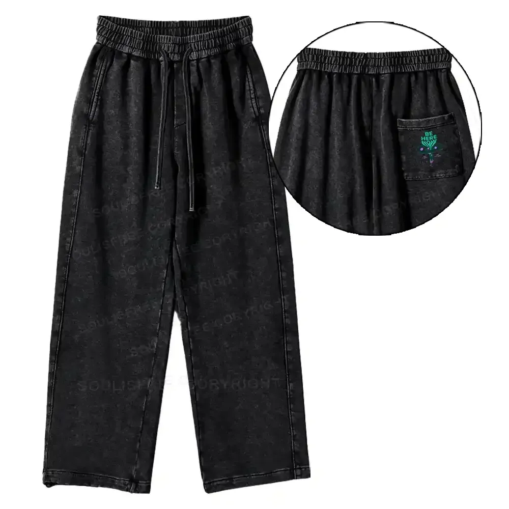 Designed Here Now Washed Baggy Sweatpants
