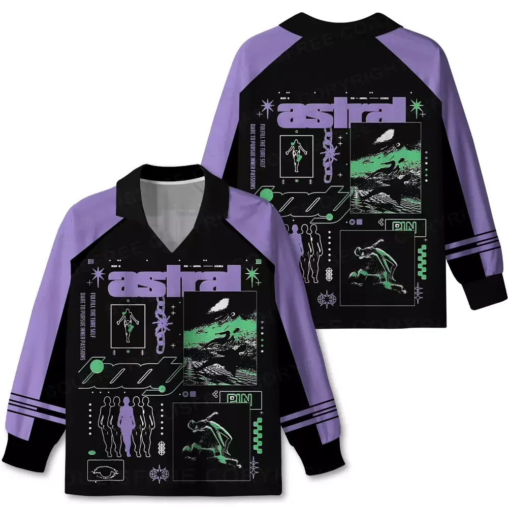 Designed Be The Master Of Your Own Life Long Sleeve Polo Jersey