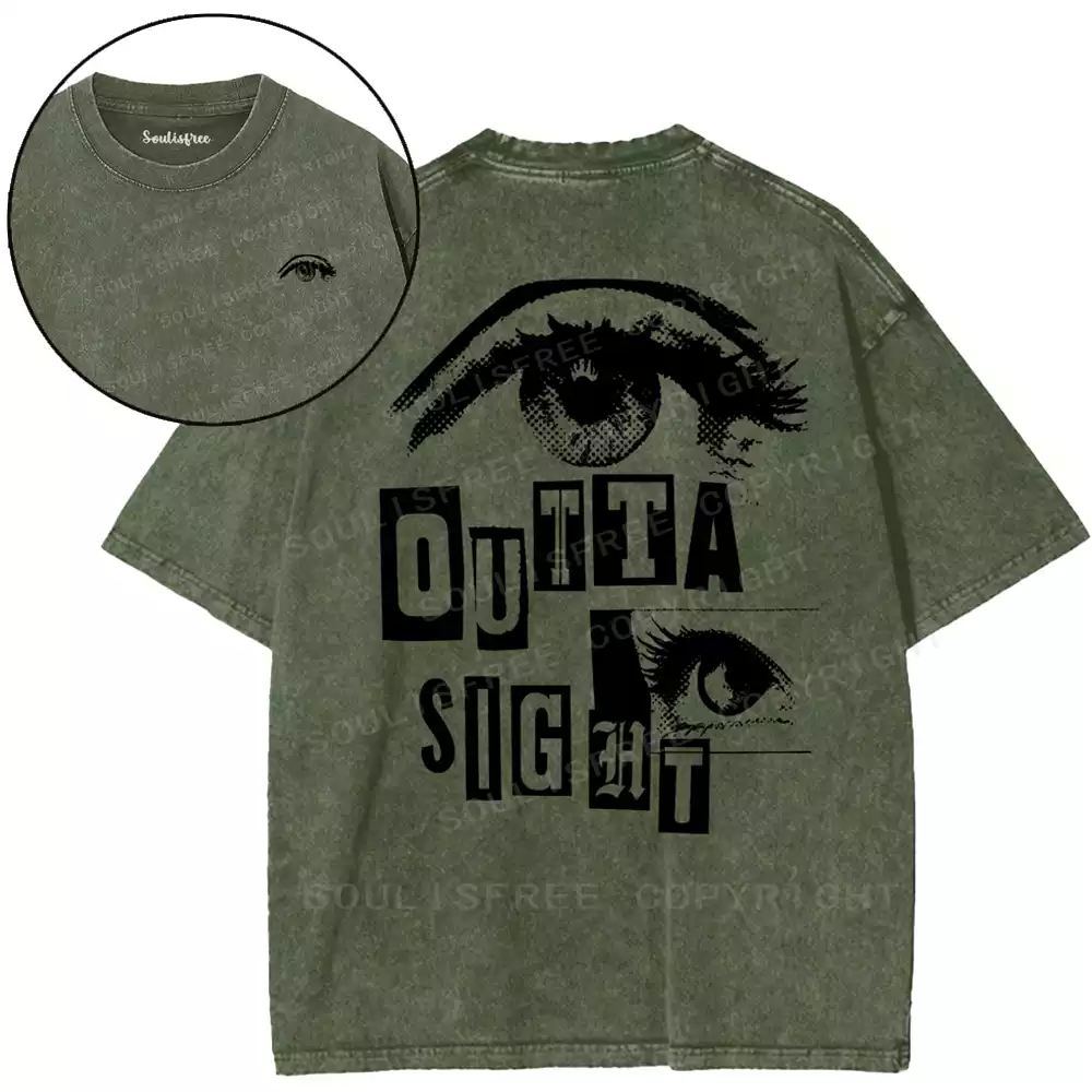 Outta Sight  Washed T-shirt