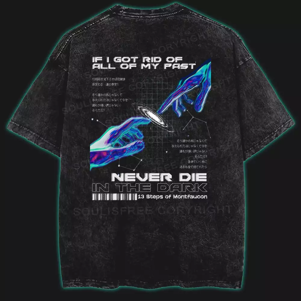 Get Rid Of Past Washed Space T-shirt