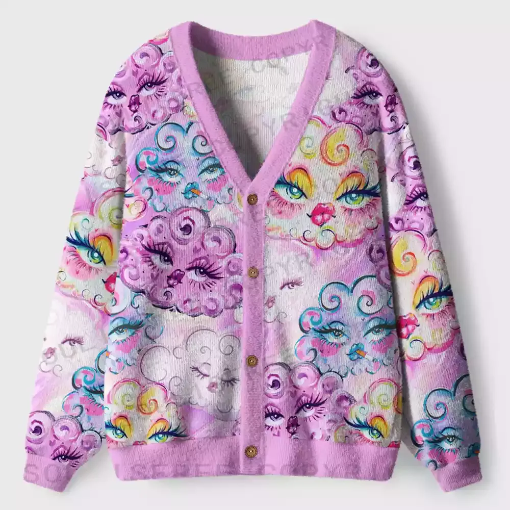Psychic Grace Occult Ugly Cardigan Sweaters