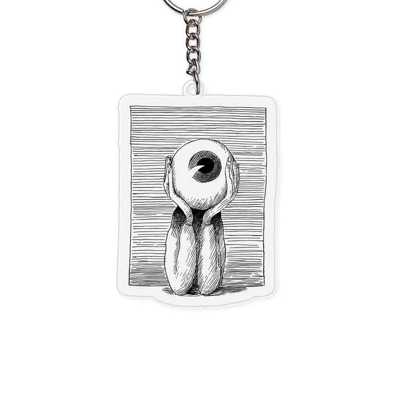 The Eye of the Beholder Keychain