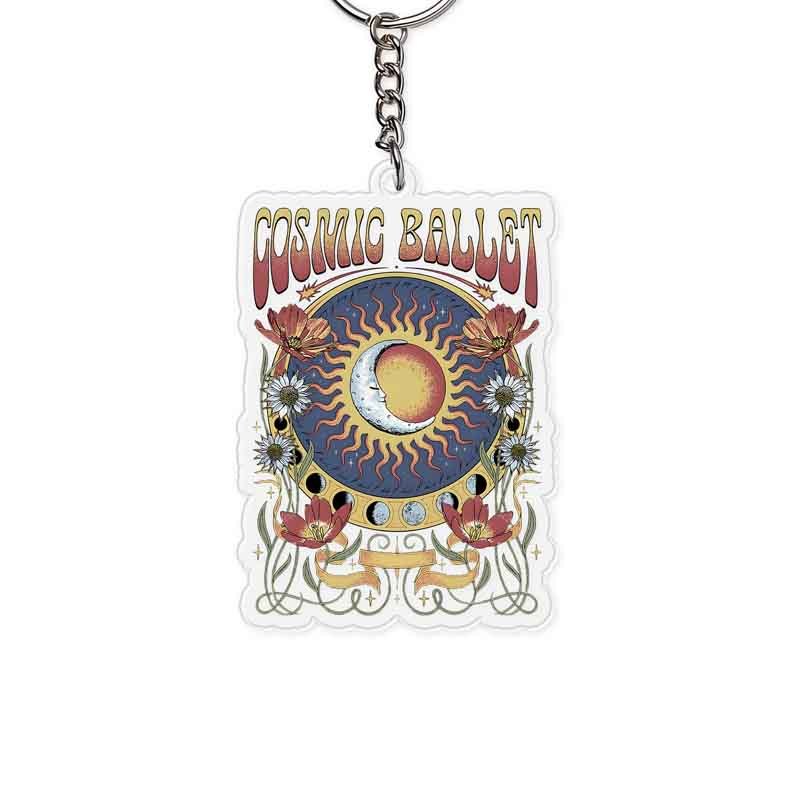 Psychedelic Ballet Keychain