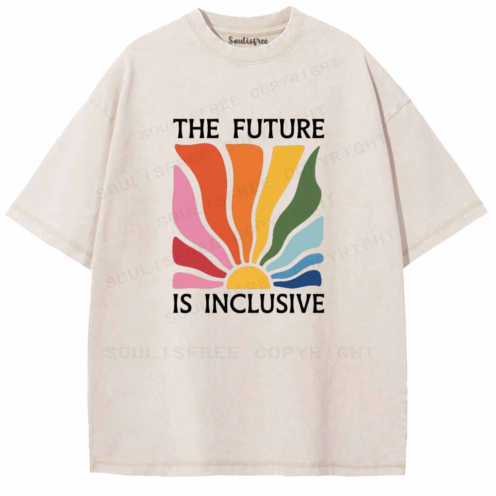 Soulisfree The Future Is Inclusive Washed Tee
