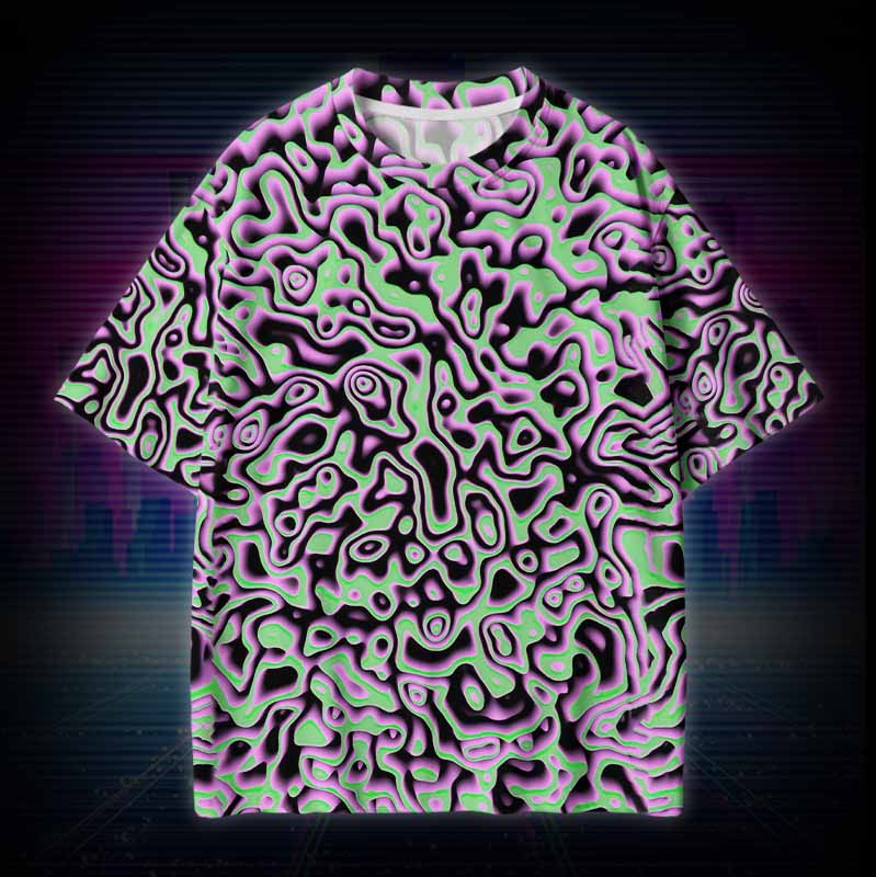 Soulisfree   ACID FREQUENCY Cotton Tee