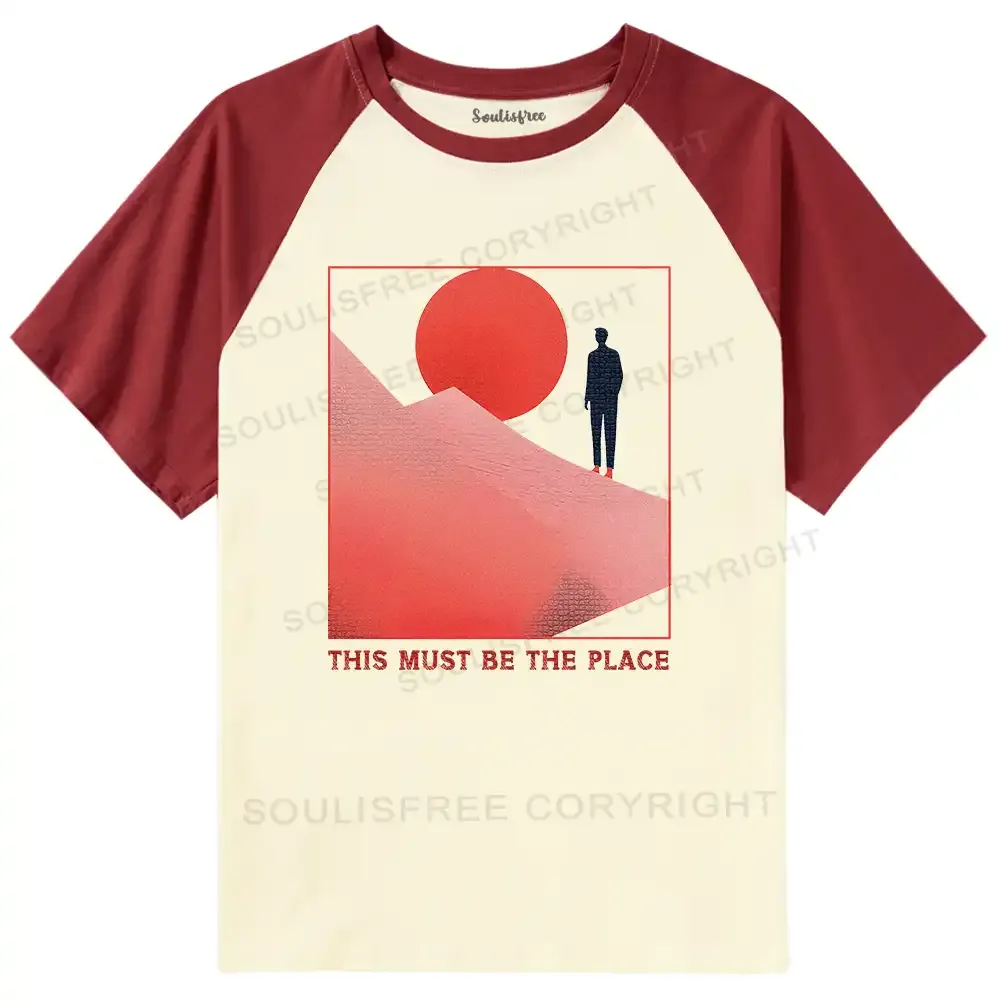 Designed Must Be The Place Ⅰ Short Sleeve Raglan T-Shirt | soulisfree