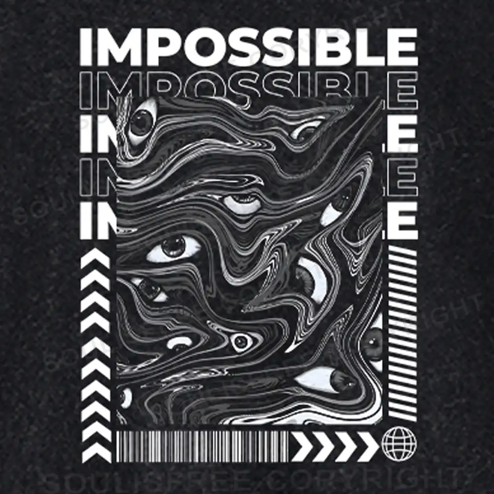 The Impossible Thing Washed Cropped Sweatshirt
