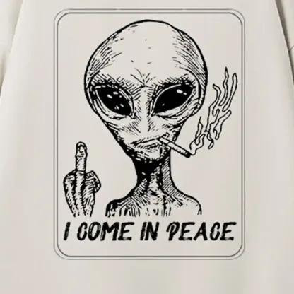 I Come In Peace Family Matching Fleece Hoodie Set