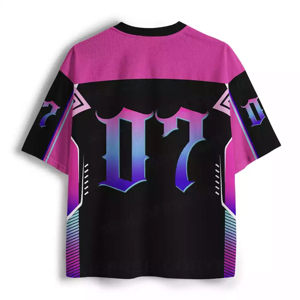 Connect to Soul Psychedelic Skull Mesh Jersey