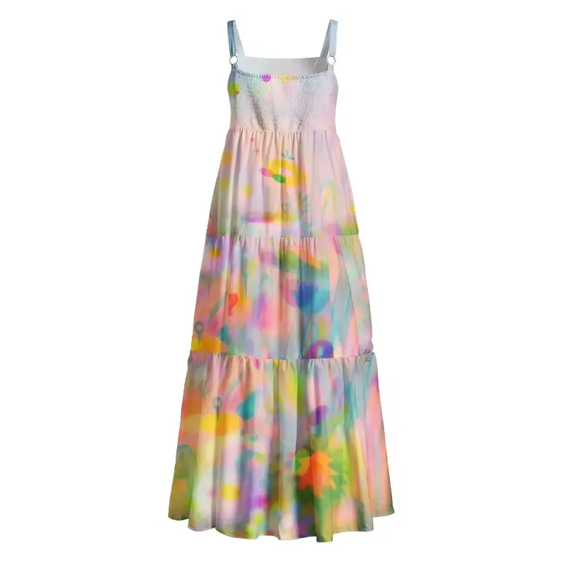 Soulisfree Ethereal Sunrise Florals Boho Maxi Dress
