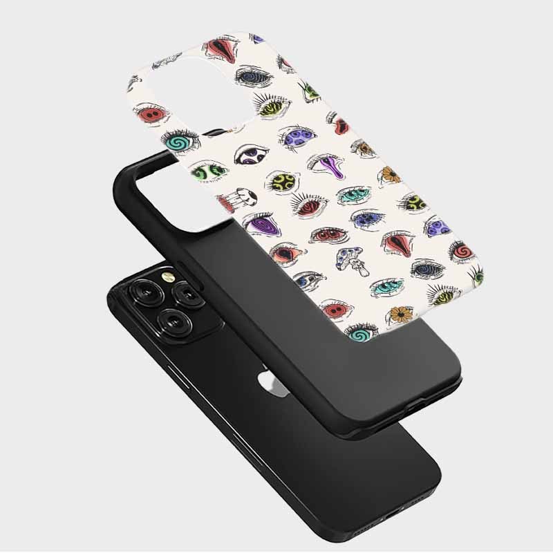 Soulisfree The Psychedelic Eyes Matte Phone Case