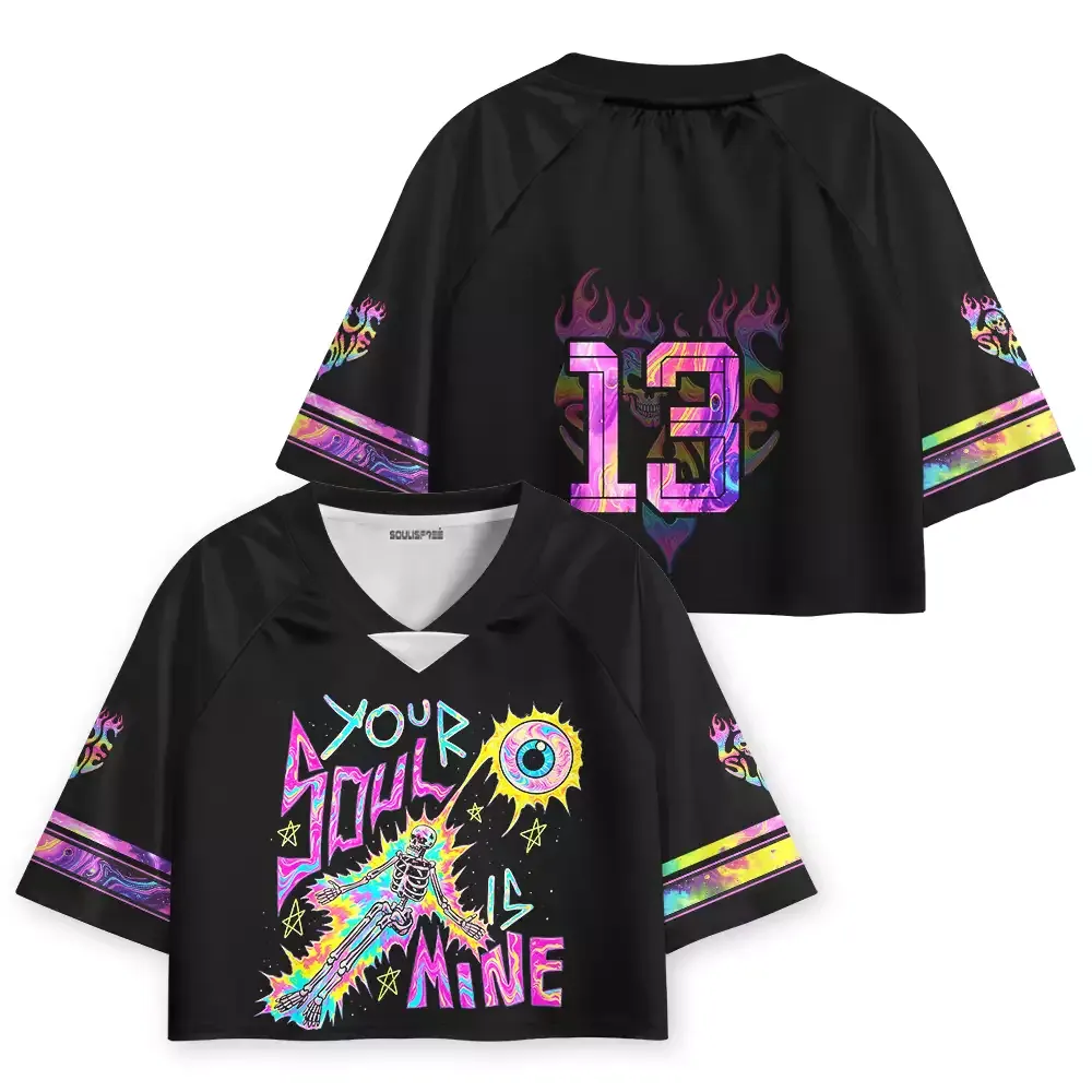 Soulisfree Your Soul Is Mine Cropped Jersey