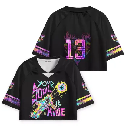 Soulisfree Your Soul Is Mine Cropped Jersey