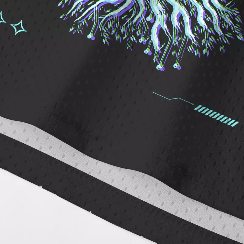 Soulisfree Digital Tree Of Life Mesh Tank