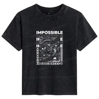 The Impossible Thing Basic Washed T-shirt