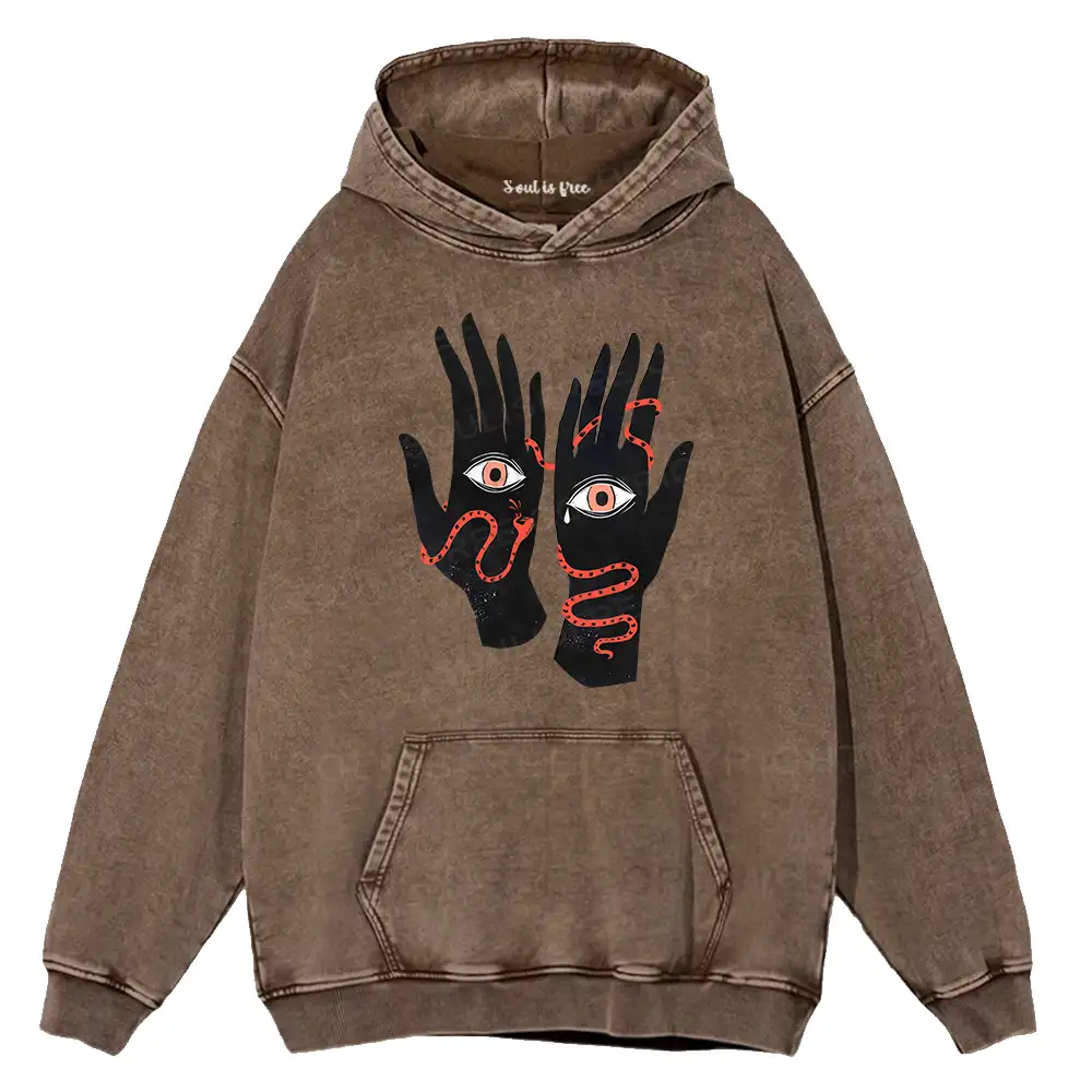 The Eyes Will Not Deceive You Washed Hoodie