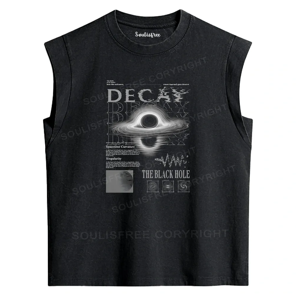 Designed Decay - Into The Unknown Washed Tank Tops