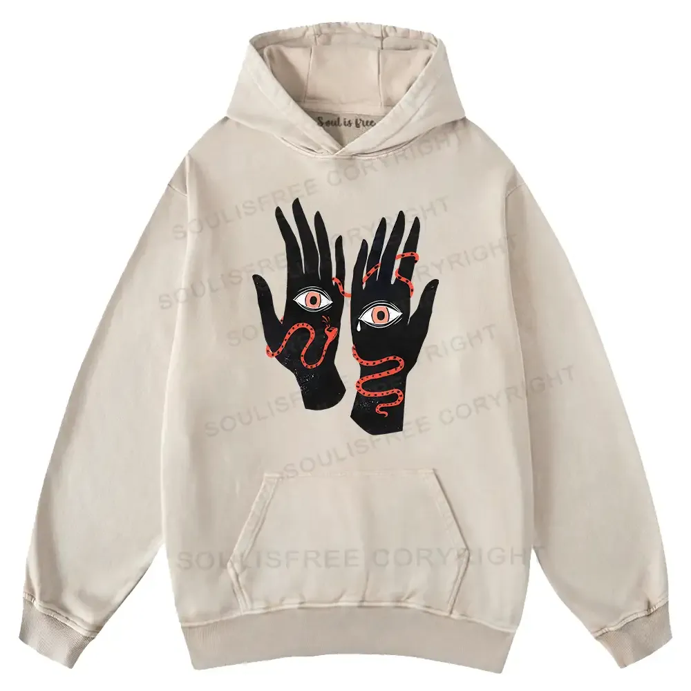 The Eyes Will Not Deceive You Washed Hoodie