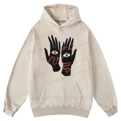 The Eyes Will Not Deceive You Washed Hoodie