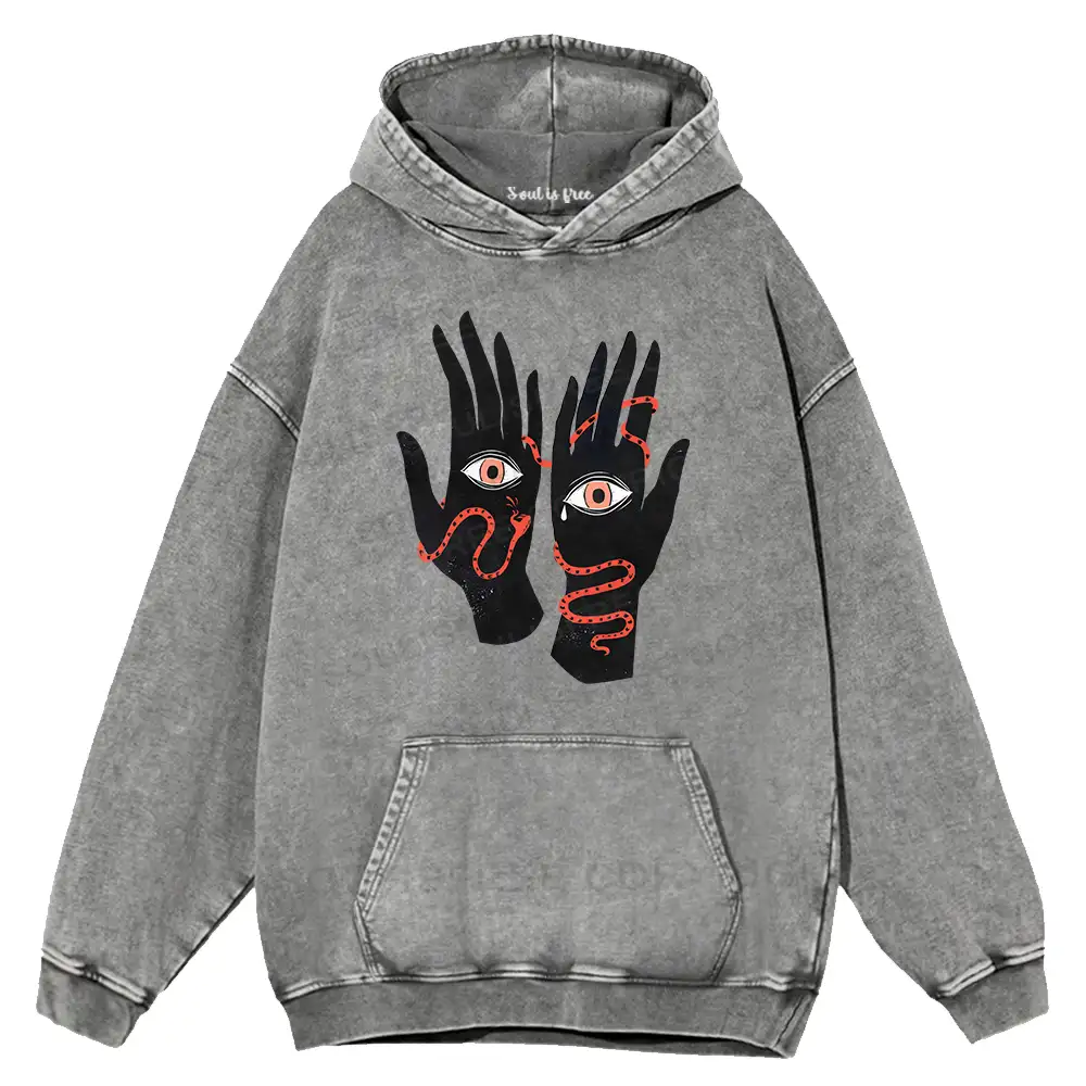 The Eyes Will Not Deceive You Washed Hoodie