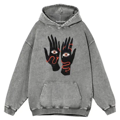 The Eyes Will Not Deceive You Washed Hoodie