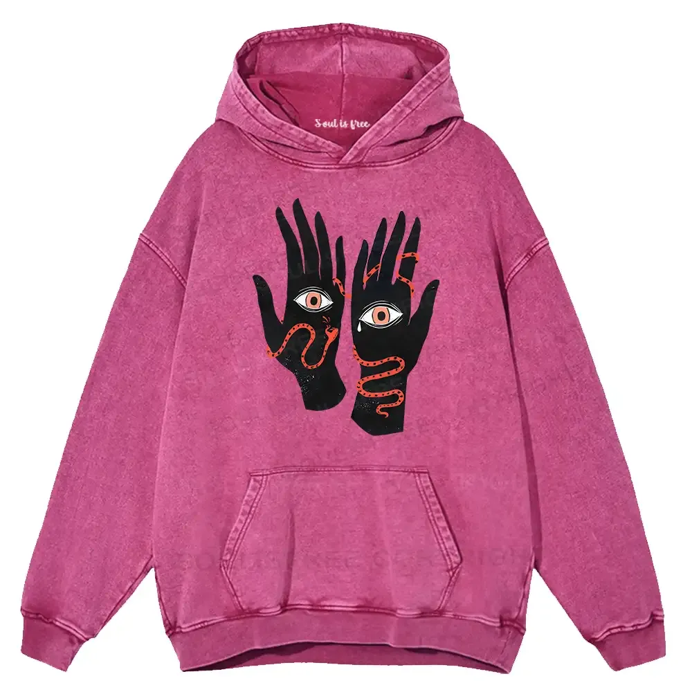 The Eyes Will Not Deceive You Washed Hoodie