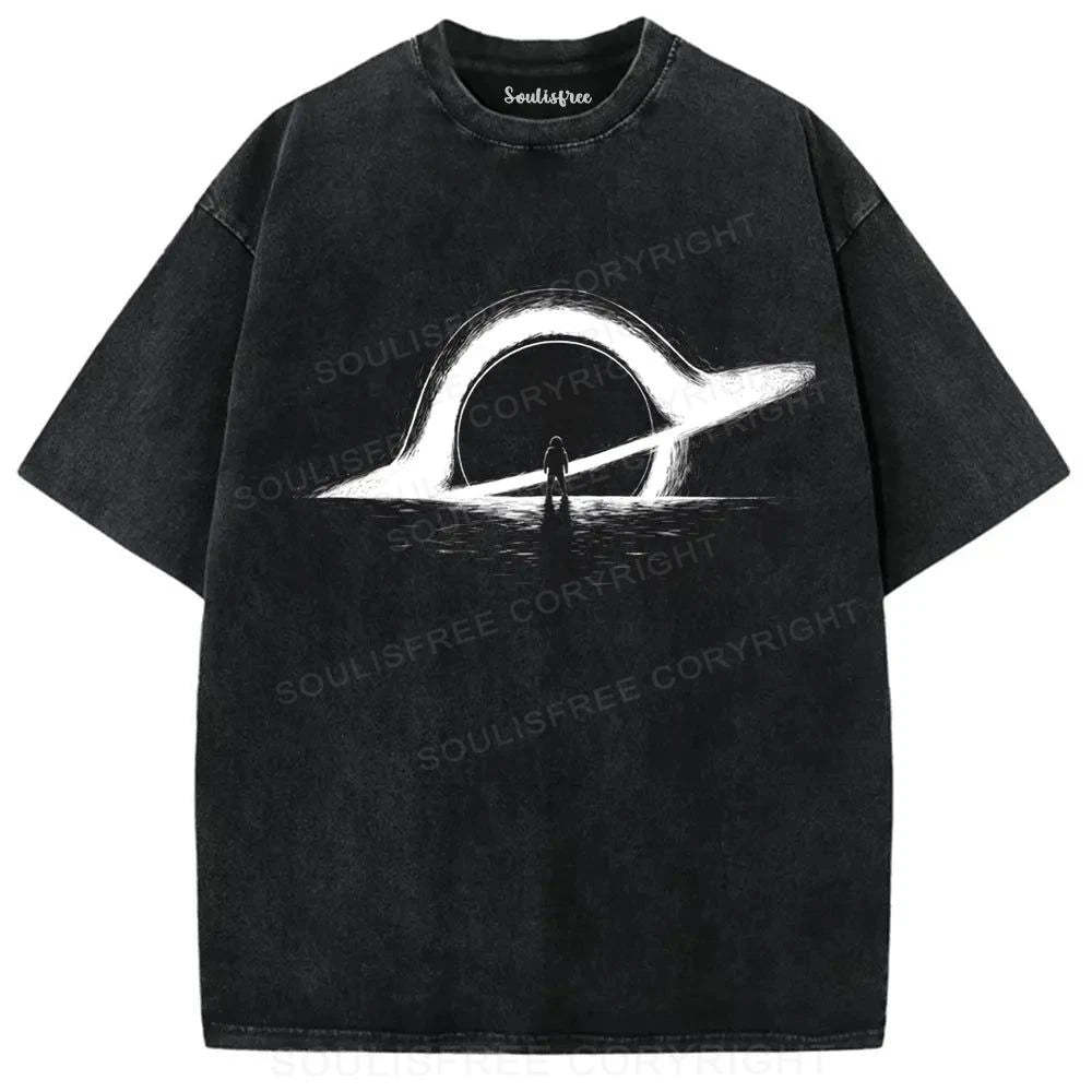 Designed Face Alone washed t-shirts
